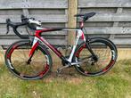 Eddy Merckx EMX5 full carbon racefiets - maat 56, 28 inch, Carbon, 15 tot 20 versnellingen, 53 tot 57 cm
