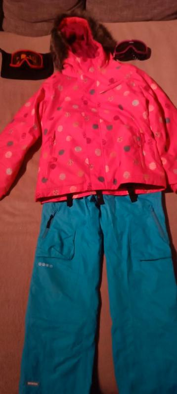 Skipak O'Neal (oranje jas)snow peak broek voor meisje beschikbaar voor biedingen