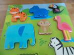puzzle animaux, Enlèvement, Utilisé, 6 mois à 2 ans, Moins de 10 pièces