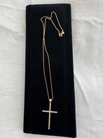 chaîne avec croix 18 k, Ophalen of Verzenden, Zo goed als nieuw