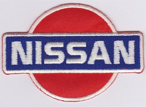 Nissan stoffen opstrijk patch embleem #1, Collections, Marques automobiles, Motos & Formules 1, Neuf, Envoi