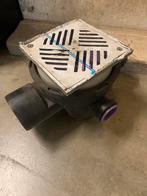 Bloc d’évacuation pour égouttage avec grille inox, Bricolage & Construction, Enlèvement, Comme neuf, Inox, Évacuation