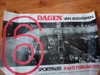 affiche wielrennen, Zesdaagse van Antwerpen, Verzamelen, Ophalen of Verzenden, Gebruikt