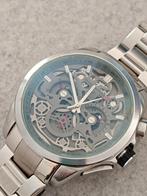 Tag Heuer Carrera Skeleton, Handtassen en Accessoires, Staal, Gebruikt, Staal, Polshorloge