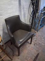 Lederen zetel (2), Jardin & Terrasse, Chaises de jardin, Enlèvement