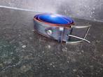 Floris van Bommel lederen riem 110cm, Wit, Riem of Ceintuur, Gedragen, 105 tot 115 cm