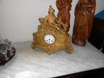Horloge en bronze doré au feu du XIXe siècle, Antiquités & Art, Antiquités | Horloges, Enlèvement