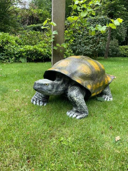 (Tuin)Beeld schildpad, eye catcher tuin, vijver, 100 cm, Tuin en Terras, Tuinbeelden, Nieuw, Dierenbeeld, Kunststof, Ophalen