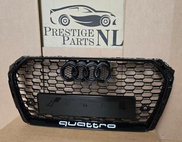 Grill Audi A4 B9 8W RS4 Look Black Grille bj.2015-2019 NIEUW