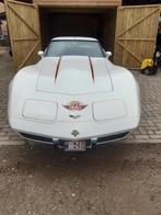 corvette, Auto's, Oldtimers, Achterwielaandrijving, Chevrolet, Wit, Leder