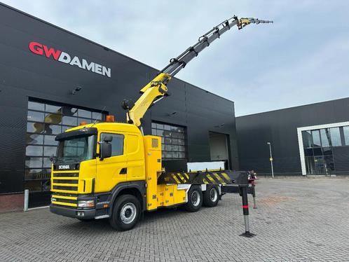 Scania R164-580 V8 6x4 Tractor unit Palfinger PK 56002 + Fly, Auto's, Vrachtwagens, Airconditioning, Elektrische ramen, Mistlampen