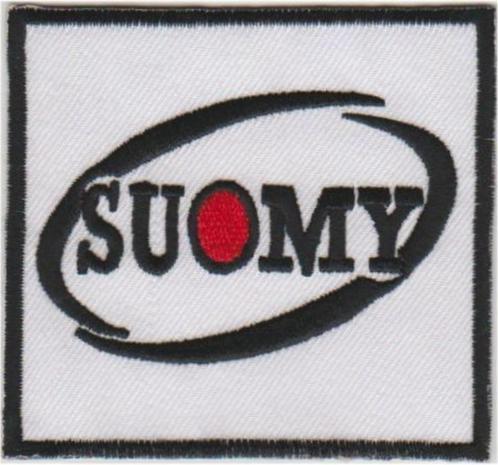 Suomy stoffen opstrijk patch embleem, Motoren, Accessoires | Stickers, Verzenden