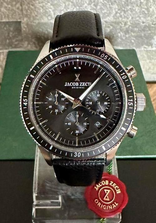 JACOB ZECH MILANO SPORT CHRONO TWV479€! 💯%NIEUW, ORIGINEEL, Handtassen en Accessoires, Sporthorloges, Nieuw, Ophalen of Verzenden