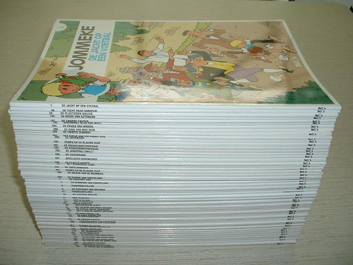 jommeke strips met blauwe achterkaft 1-309 korting mogelijk., Livres, BD, Plusieurs BD, Enlèvement ou Envoi