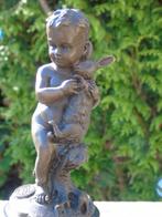 le garçon et le lapin en bronze signé, FELLING, Enlèvement ou Envoi, Bronze