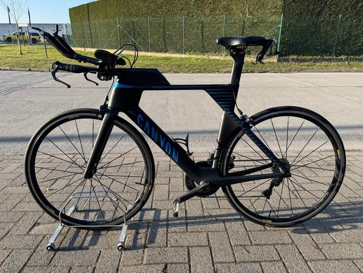 Canyon Speedmax CF 7.0 Oahu Blue - Size M, Fietsen en Brommers, Fietsen | Racefietsen, Gebruikt, Heren, Overige merken, Meer dan 20 versnellingen