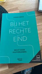 Bij het rechte eind - recht voor hulpverleners, Boeken, Wetenschap, Ophalen, Zo goed als nieuw
