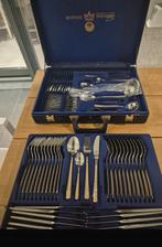 Couvert Solingen 68 pieces inox doré 12 pers, Antiquités & Art, Enlèvement ou Envoi