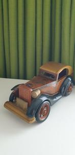 Antiek model auto in hout, Hobby & Loisirs créatifs, Voitures miniatures | 1:24, Comme neuf, Voiture, Enlèvement ou Envoi