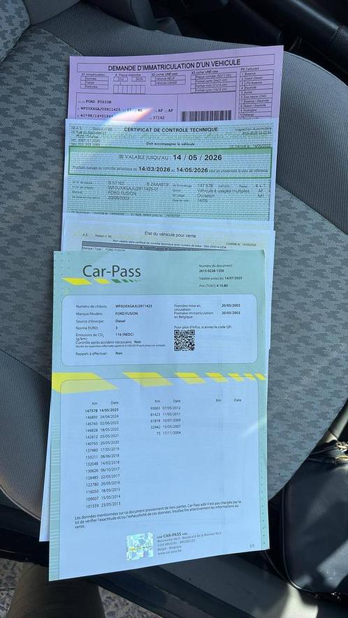 Ford fusion,avec demande d’immatriculation, Auto's, Ford, Particulier, Fusion, Diesel, Ophalen