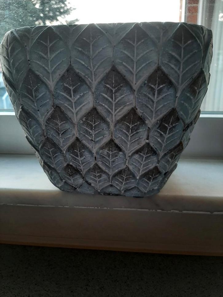 Pot de fleurs décoratif Delilah verdigris 17,5 cm, Jardin & Terrasse, Pots de fleurs, Comme neuf, Jardin, Enlèvement ou Envoi