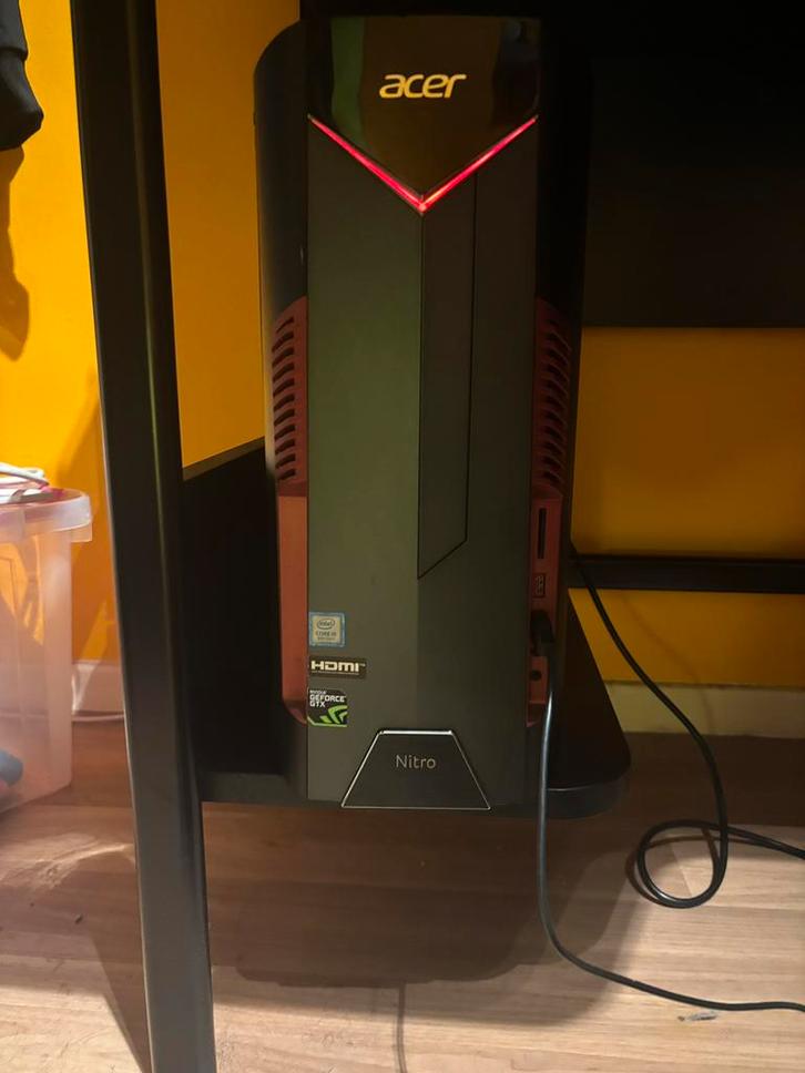 Acer Nitro 50 i5 GTX 1660 Super 16 GB krachtige gaming-pc, Computers en Software, Desktop Pc's, Zo goed als nieuw, Gaming, Ophalen