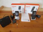 Gigaset SL450HX+ Base SL780 dect-telefoons, Ophalen of Verzenden, Gebruikt, 2 handsets, Stralingsarm