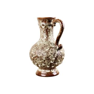 Vaas Fat Lava West Germany Stein Keramik Vintage Aardewerk 2 beschikbaar voor biedingen