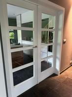 Dubbele glasdeuren in perfecte staat !, Doe-het-zelf en Bouw, Deuren en Vliegenramen, Gebruikt, Ophalen of Verzenden, Glas, 120 cm of meer