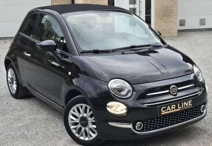 FIAT 500 CABRIO 1.2 i 2020 AIRCO/NAVI/72.000 KM/GARANTI 1 J, Auto's, Fiat, Bedrijf, Te koop, 500C, ABS, Airbags, Airconditioning