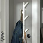 Porte manteau mural IKEA Tjusig blanc 78cm, Maison & Meubles, Comme neuf, Bois