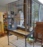 Vogelkooi/kamervolière, Ophalen, Gebruikt, Vogelkooi