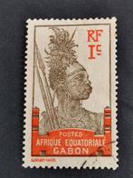Gabon Afrique Equatoriale 1910 - Pahouin krijger, Ophalen of Verzenden, Overige landen, Gestempeld