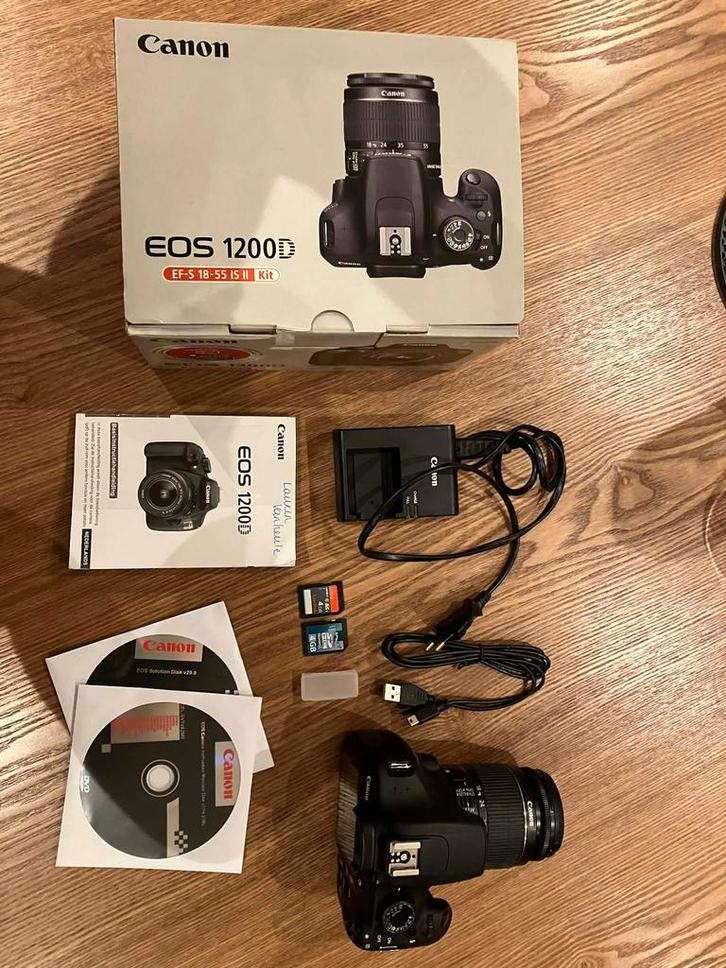 Canon EOS 1200D + toebehoren, Audio, Tv en Foto, Fotocamera's Digitaal, Gebruikt, Canon, Ophalen