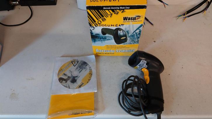 WLS9500 USB Wasp Barcodescanner handbediend, Computers en Software, Scanners, Zo goed als nieuw, Verzenden