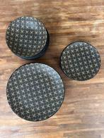 Trendy 18 delig bordenset van Buccan met mooi patroon, Enlèvement, Comme neuf