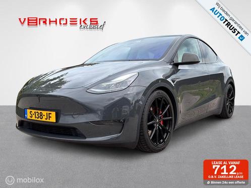 Tesla Model Y Performance + Trekhaak, Auto's, Tesla, Te koop, Model Y, 4x4, ABS, Adaptive Cruise Control, Airbags, Airconditioning