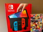 Nintendo Switch OLEF Nieuw in doos + Mario Kart Deluxe 8, Nieuw, Ophalen of Verzenden, Switch OLED