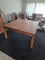 Eettafel Teak vierkant 150cm, Huis en Inrichting, Ophalen, Vierkant