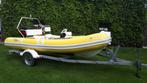 Rib rubberboot APEX 15 met 50pk Mercury autolube motor op tr, Minder dan 70 pk, Overige merken, Benzine, Zo goed als nieuw
