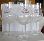 6 Tripel Karmeliet-glazen, Verzamelen, Biermerken, Overige merken, Glas of Glazen, Gebruikt, Ophalen of Verzenden