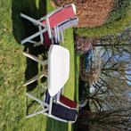 tuinset, Tuin en Terras, Tuintafels, Ophalen, Zo goed als nieuw, Ovaal, Kunststof