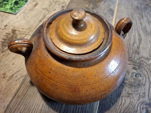 oude aardewerken peren stoofpot, begin 1900, Antiek en Kunst, Curiosa en Brocante, Ophalen of Verzenden