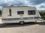 Caravan Hobby met mover en voortent, fietsenrek, Caravans en Kamperen, Caravans, Hobby, Bedrijf, Tot en met 4, Schokbreker