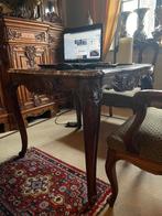 Luikse zware salontafel met marmer blad., Ophalen