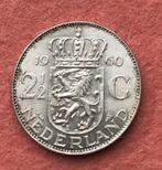 Rijksdaalder d'argent 1960 Juliana, 2½ florins, Enlèvement ou Envoi, Monnaie en vrac, Argent