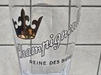 Oud, groot emaille Champigneulles REINE DE BIERES 130 CL!, Verzamelen, Biermerken, Ophalen of Verzenden