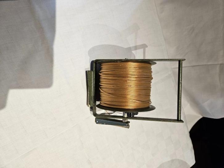 Militaire/industriële kabelhaspel met signaalkabel – vintage, Telecommunicatie, Vaste telefoons | Niet Draadloos, Gebruikt, Ophalen of Verzenden