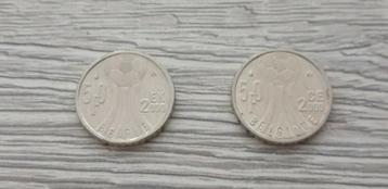 Set van 2 herdenkingsmunten — 50 frank „Euro 2000" beschikbaar voor biedingen