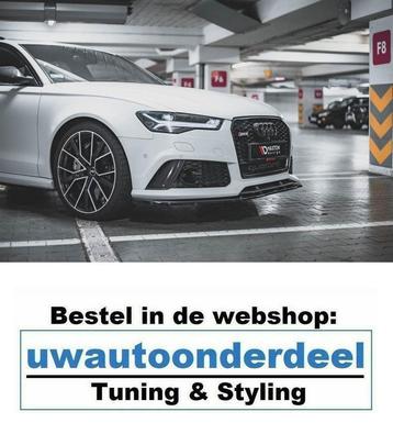 Maxton Spoiler Lip Splitter Styling Avant Voor Audi RS6 C7, Envoi